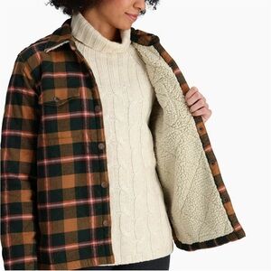 Royal Robbins Women’s Small Snowcap Lined Flannel Long Sleeve